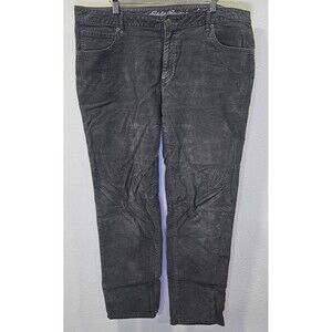 Eddie Bauer Size 16 Women’s Gray Corduroy Boyfriend Slim Fit Pants